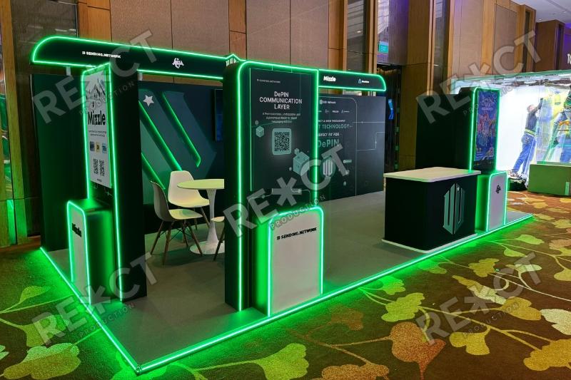 Gian hàng của U2U Network tại TOKEN2049 Singapore 2024